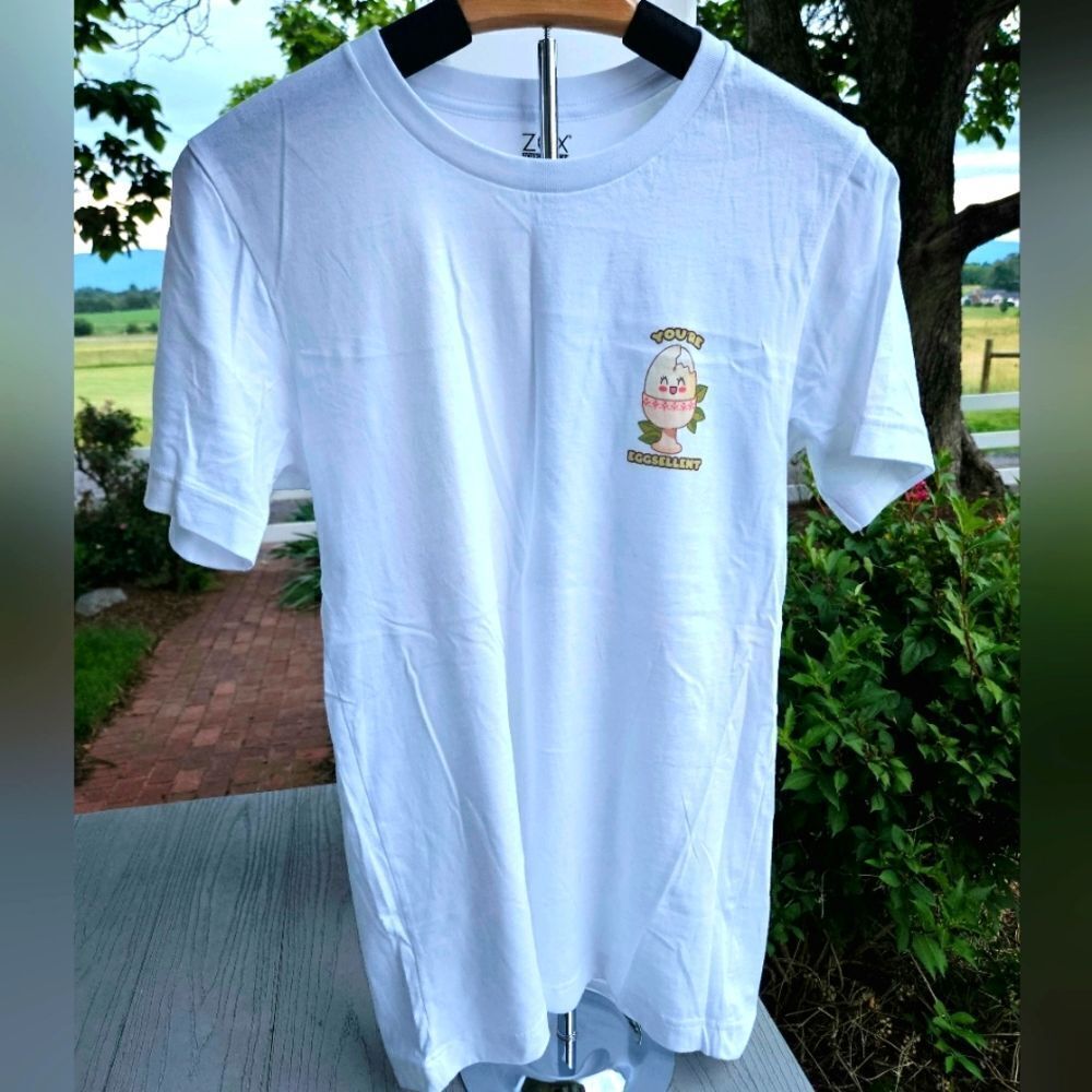 ZOX SHIRT YOURE EGGSCELENT ZOXBOX 13 Collectible MYSTERY TEE IN A BAG 100 made